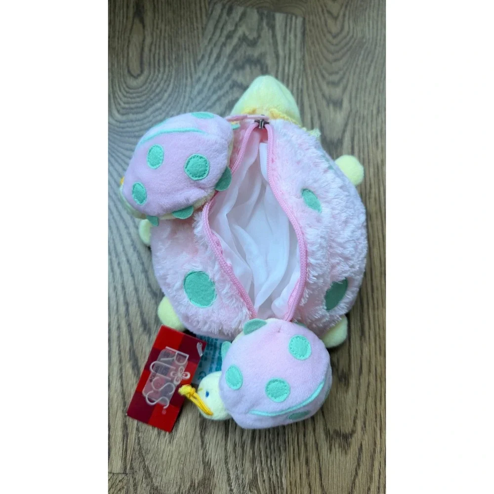 NEW w/ TAGS plush BOODLES MOMMY & ME Rare STAR TURTLE w/ BABIES Zipper Pouch